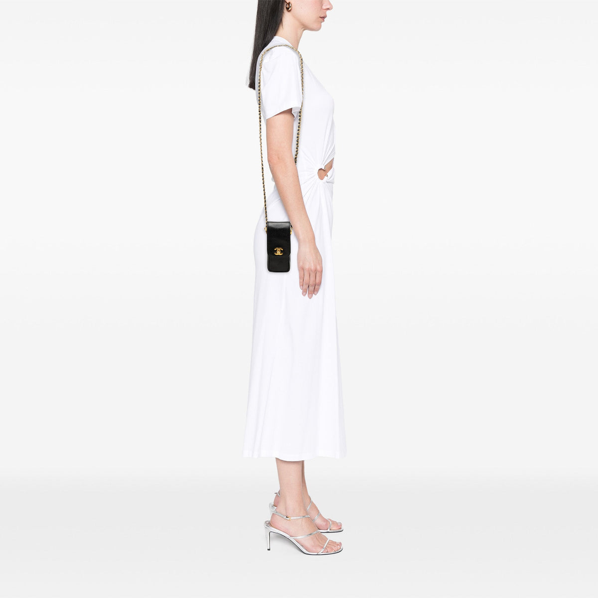 Chanel CC Caviar Phone Crossbody