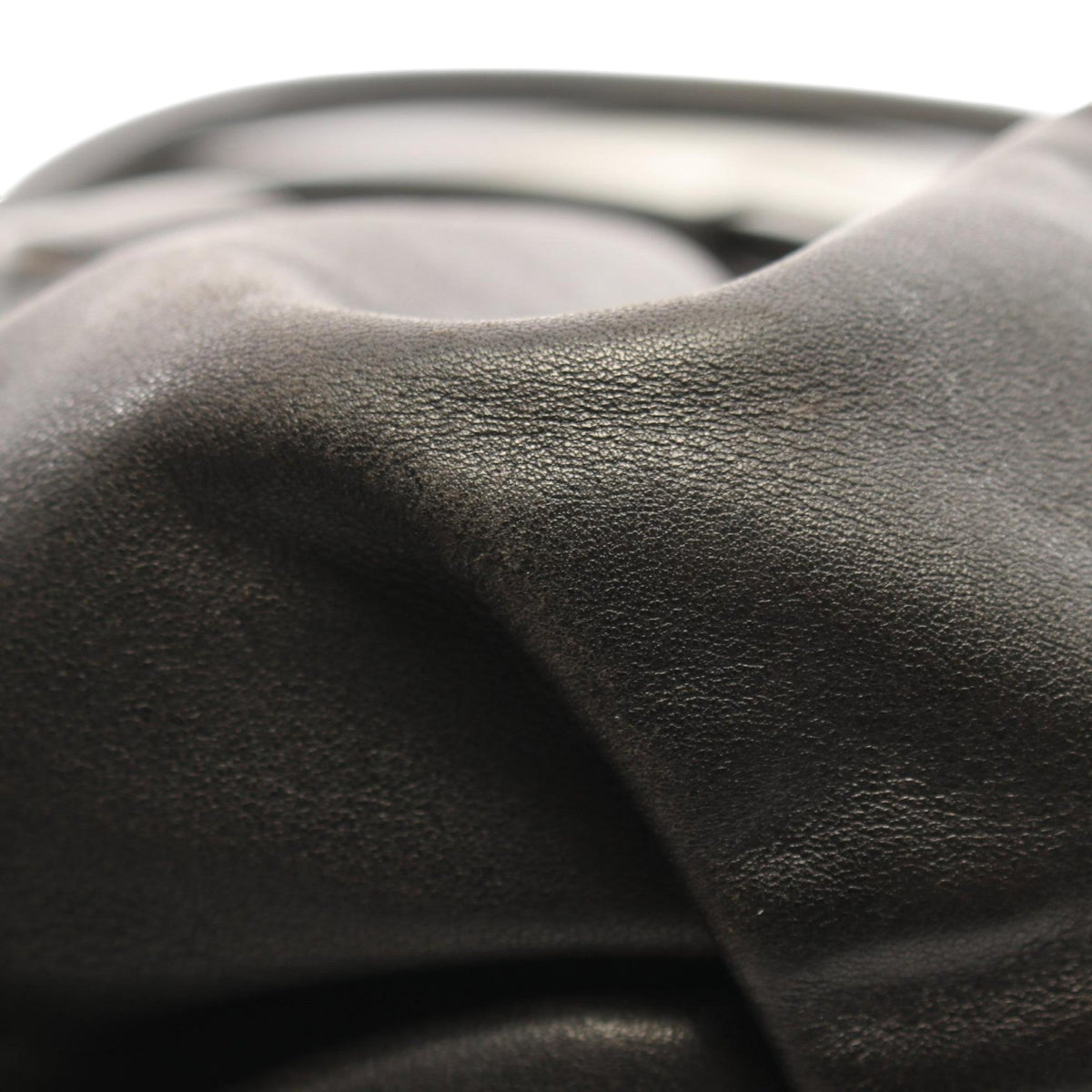 Prada Vitello Daino Satchel — Black
