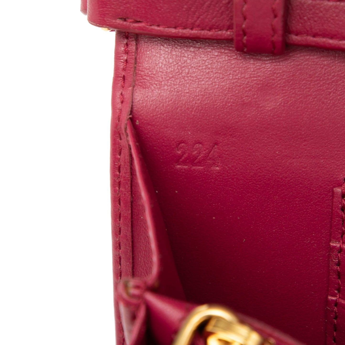 Prada Tessuto Impuntu Wallet on Strap
