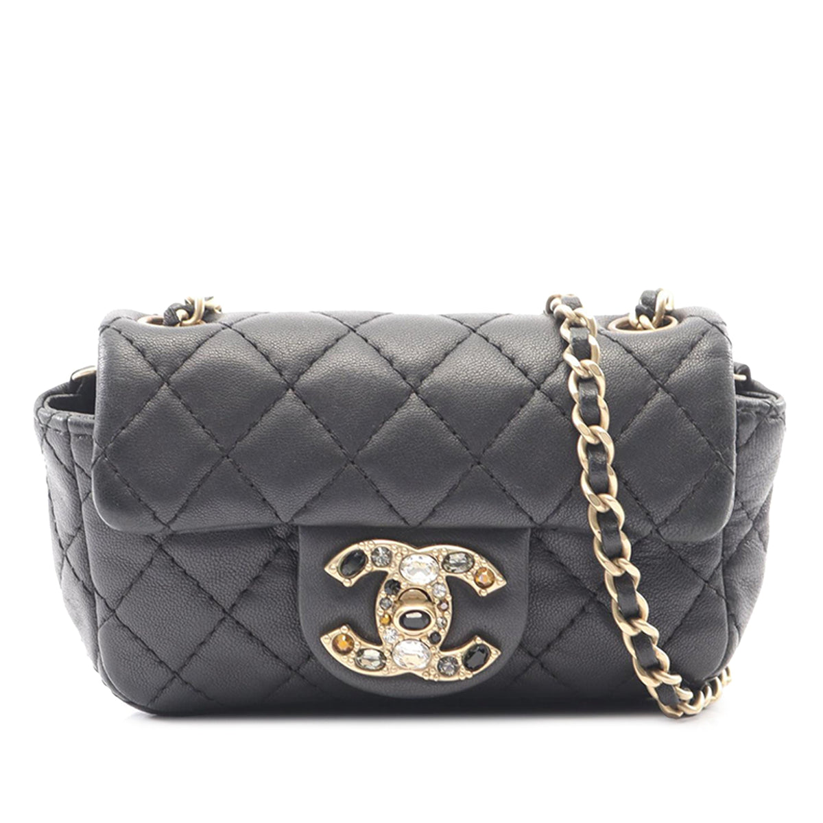 Chanel Mini Quilted Lambskin Precious Jewel Flap
