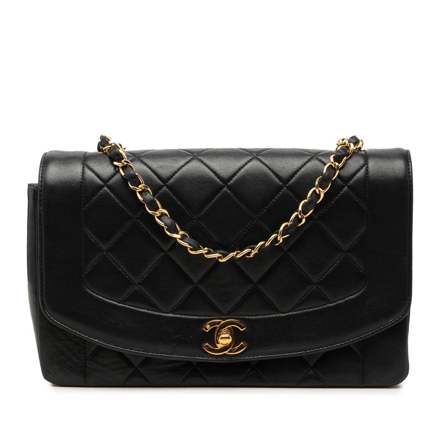 Chanel Medium Lambskin Diana Flap