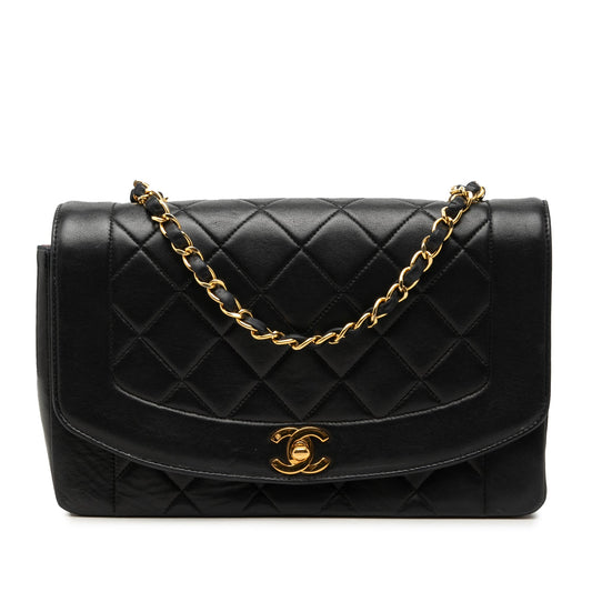Chanel Medium Lambskin Diana Flap