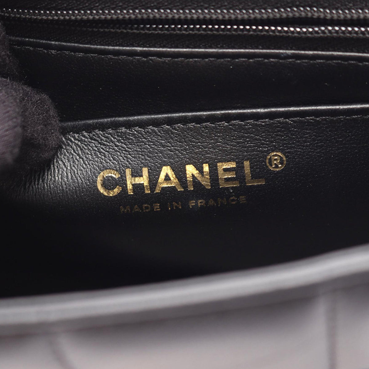 Chanel Mini Square Lambskin Chocolate Bar Flap