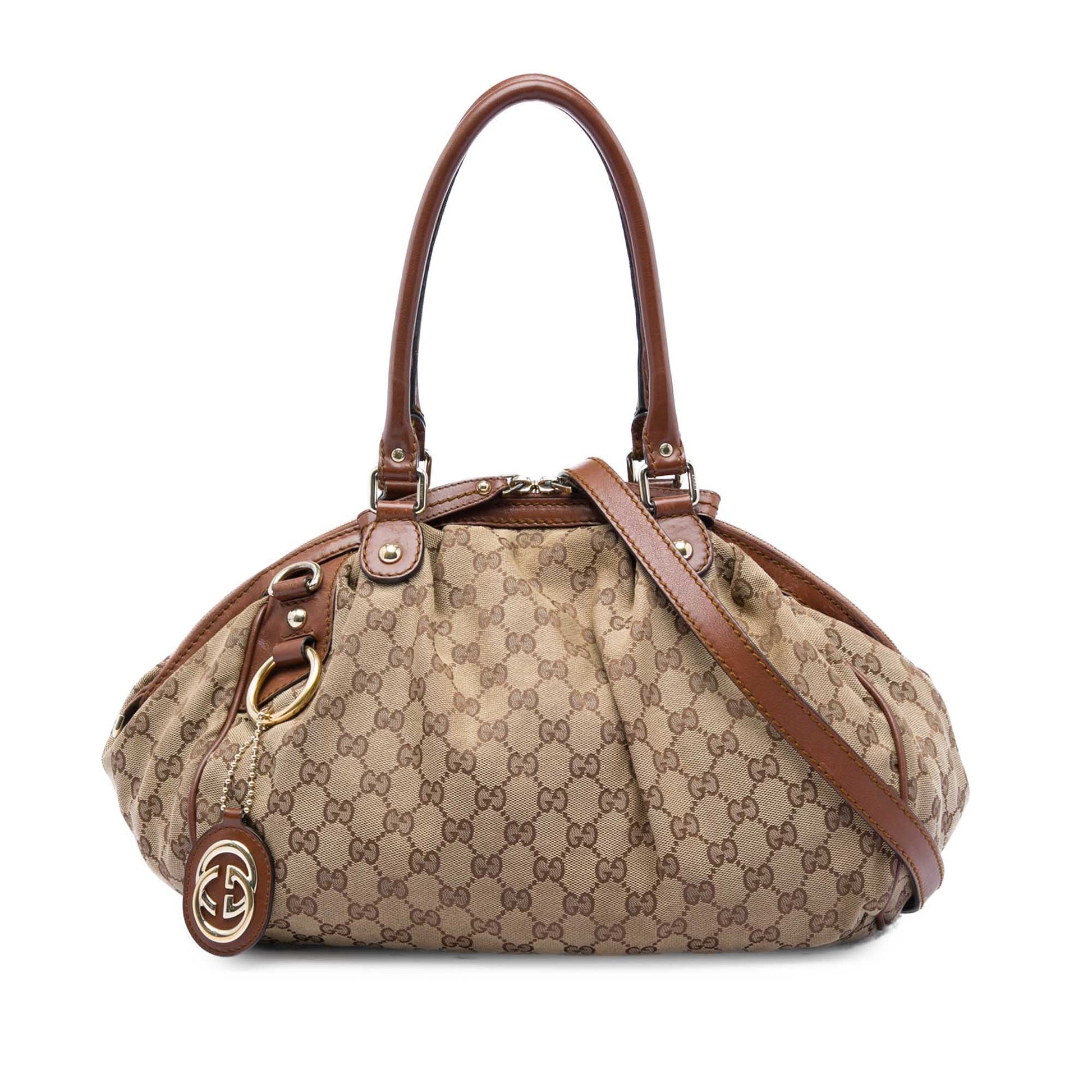 Gucci GG Canvas Sukey  Satchel