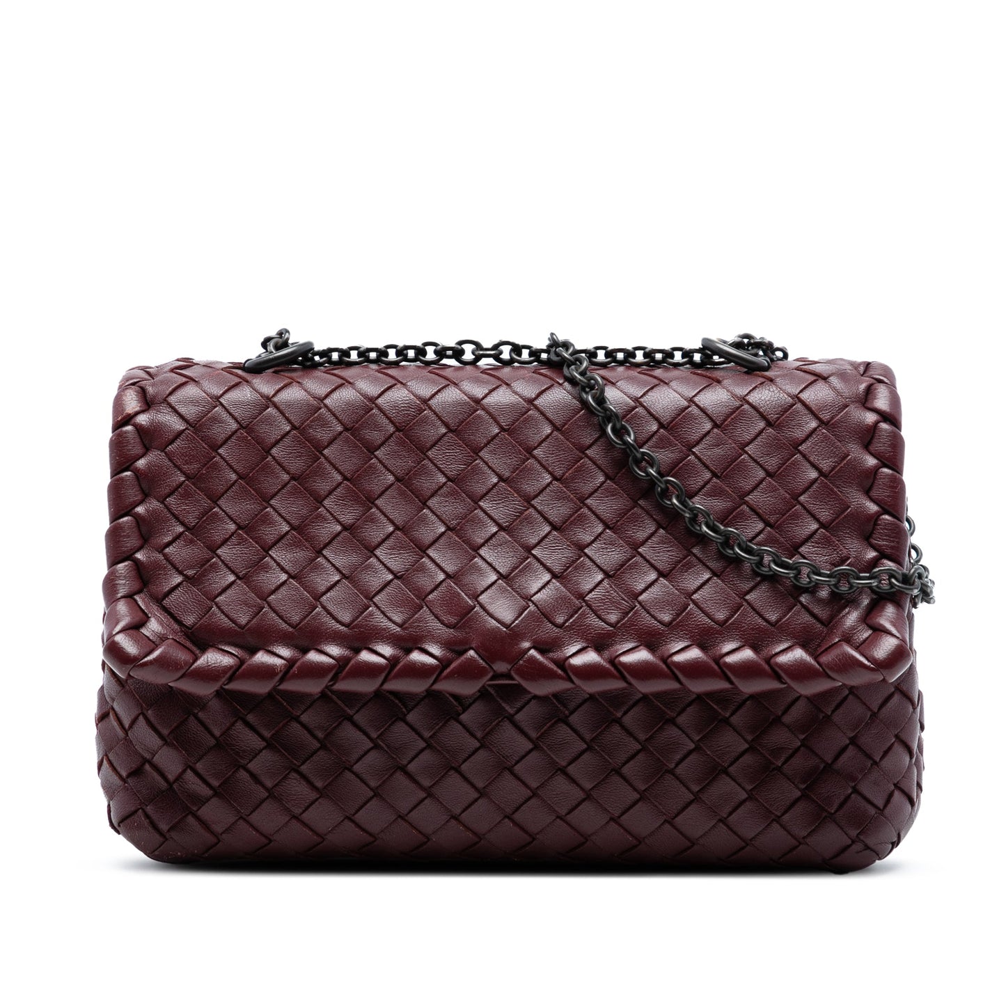Bottega Veneta Baby Nappa Intrecciato Olimpia Crossbody
