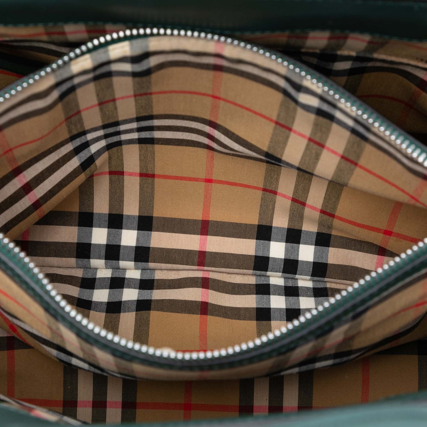 Burberry Medium Perforated Leather Banner Satchel