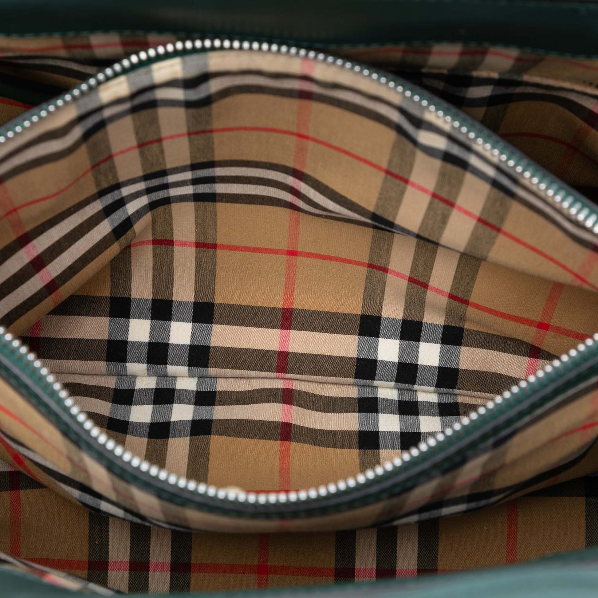 Burberry Medium Perforated Leather Banner Satchel