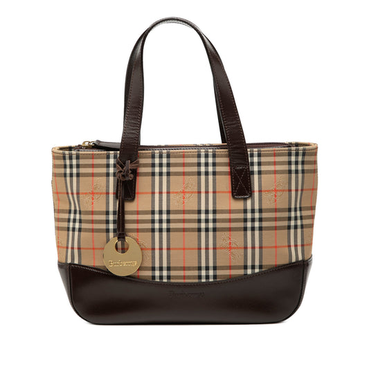 Haymarket Check Canvas Tote