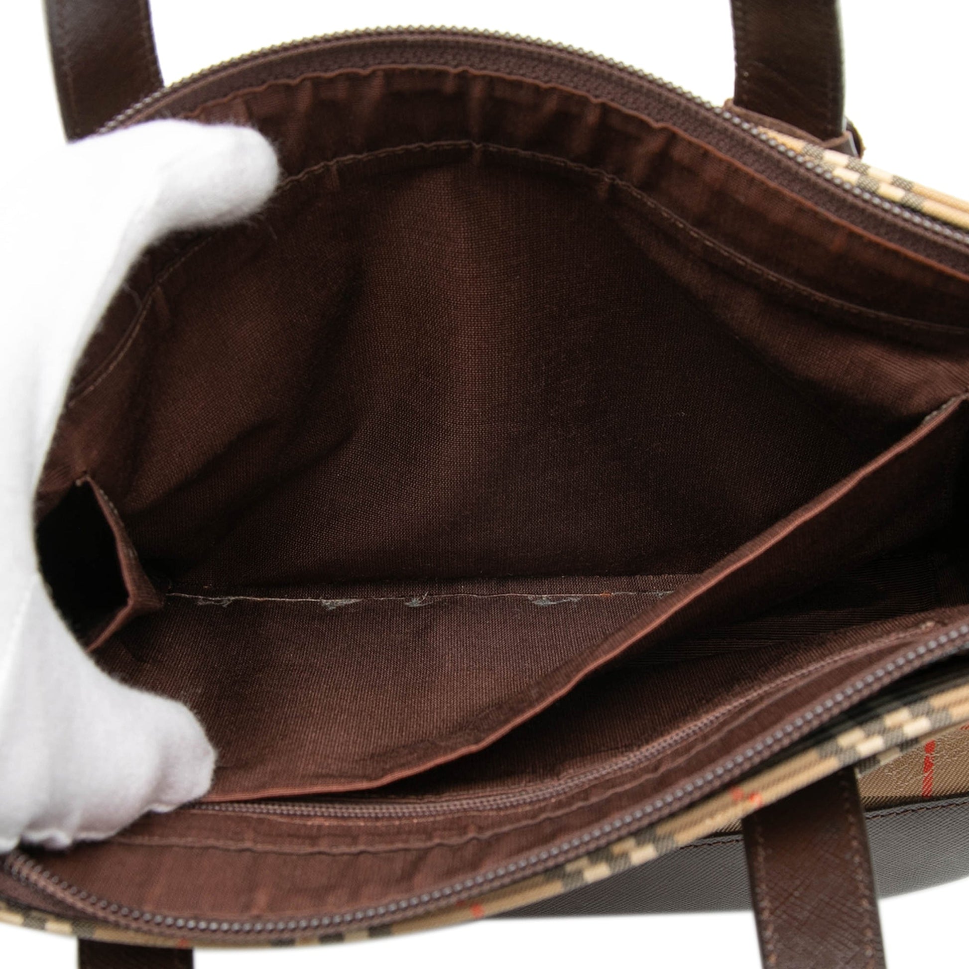 Haymarket Check Canvas Tote