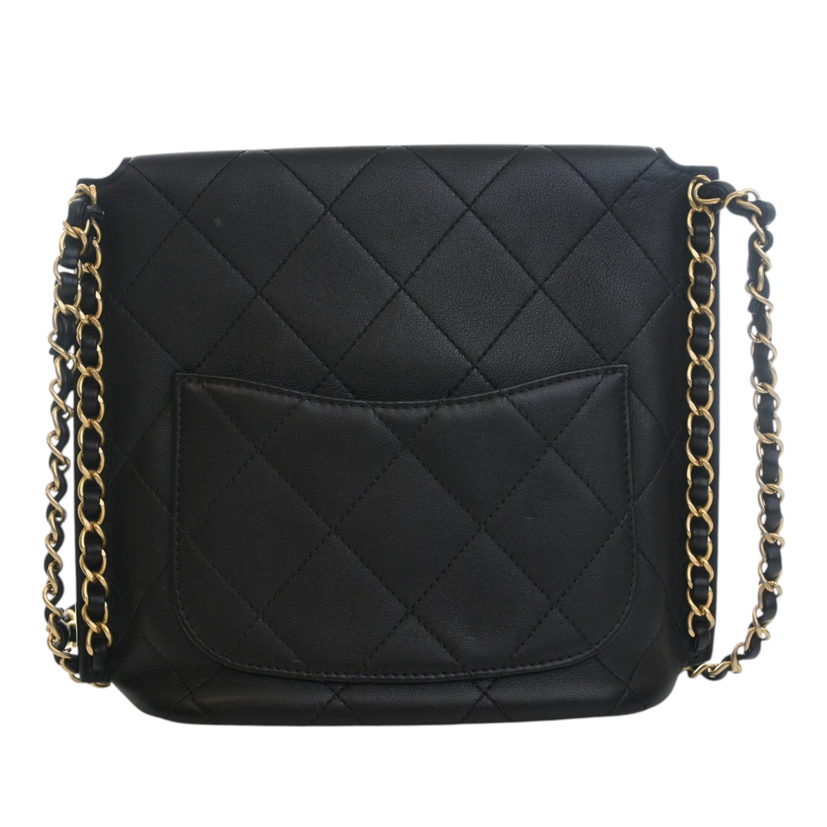 Chanel Small Quilted Calfskin Chain Hobo Flap