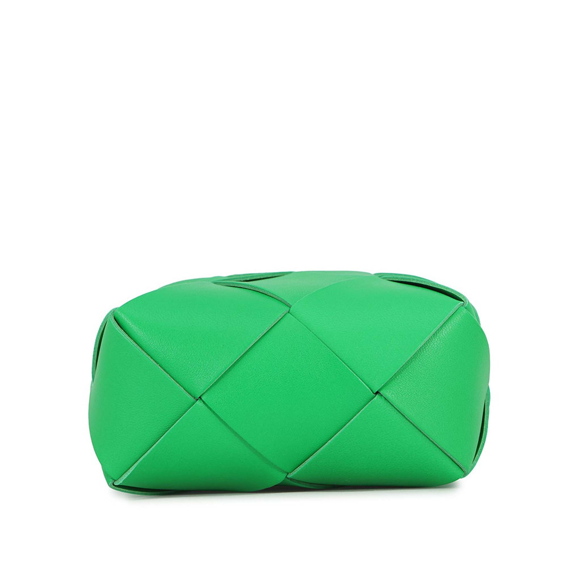 Bottega Veneta Mini Lambskin Intreccio Cassette Camera Bag