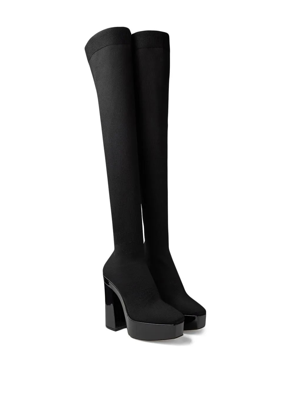 Jimmy Choo Boots Women Fabric  Black
