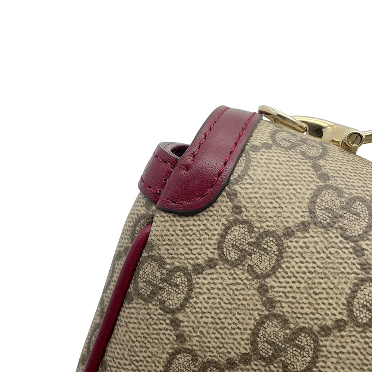 Gucci GG Supreme Horsebit 1955 Top Handle Bag