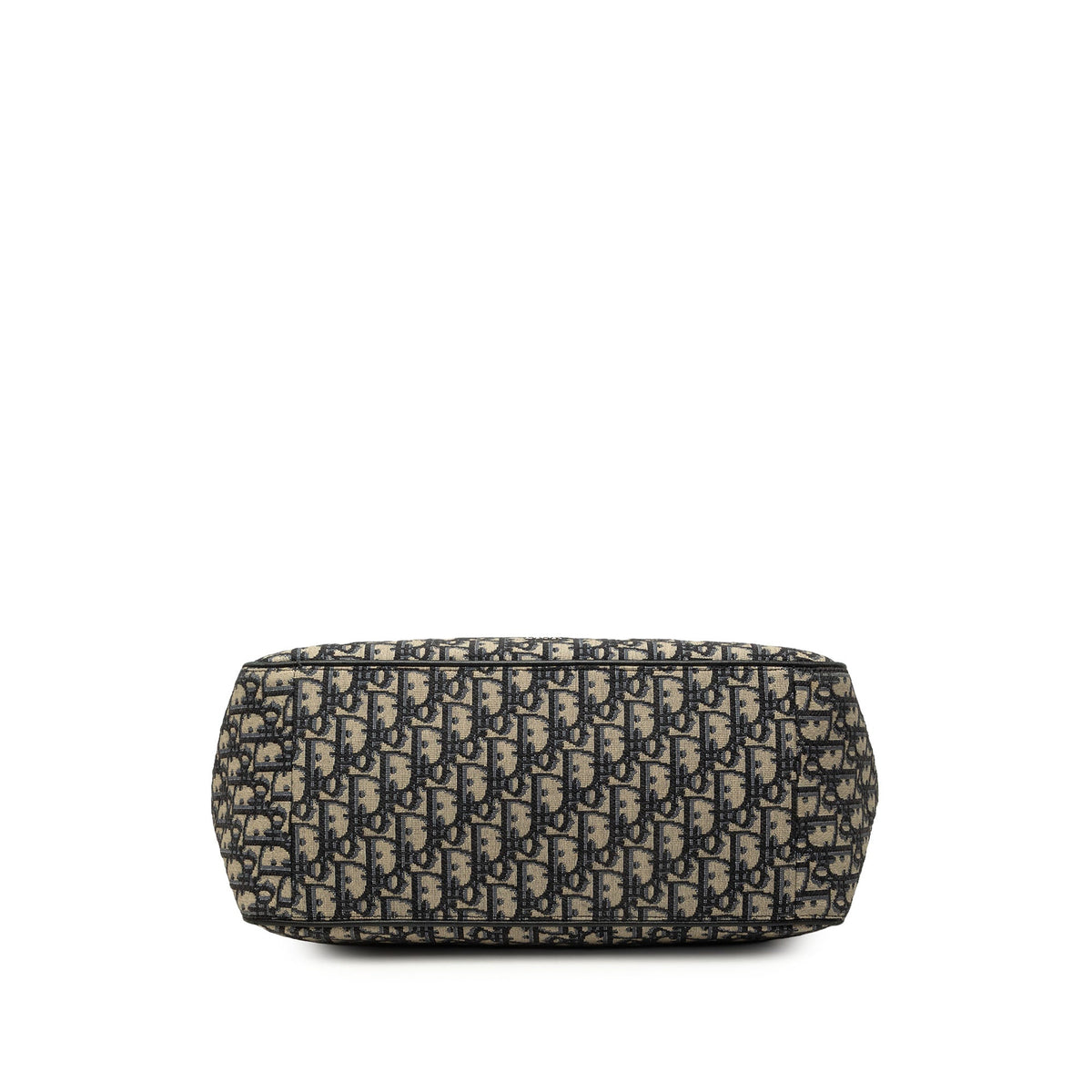 Dior Oblique Canvas Saddle Tote — Blue