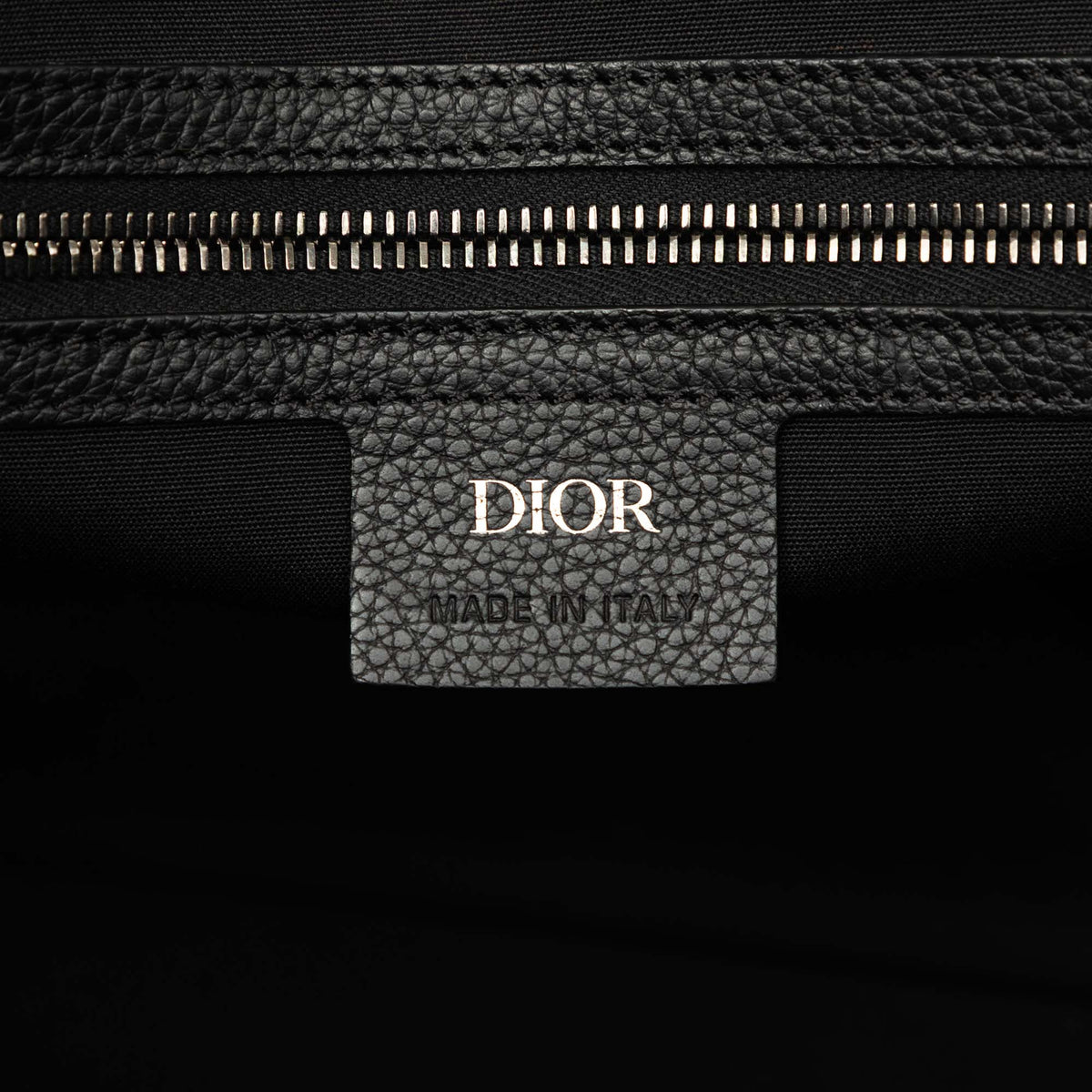 Dior Oblique Canvas Saddle Tote — Blue