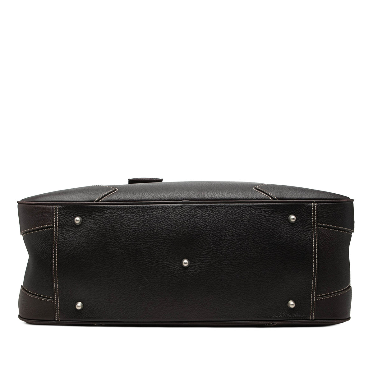 Ferragamo Maserati Calfskin Travel Bag — Brown