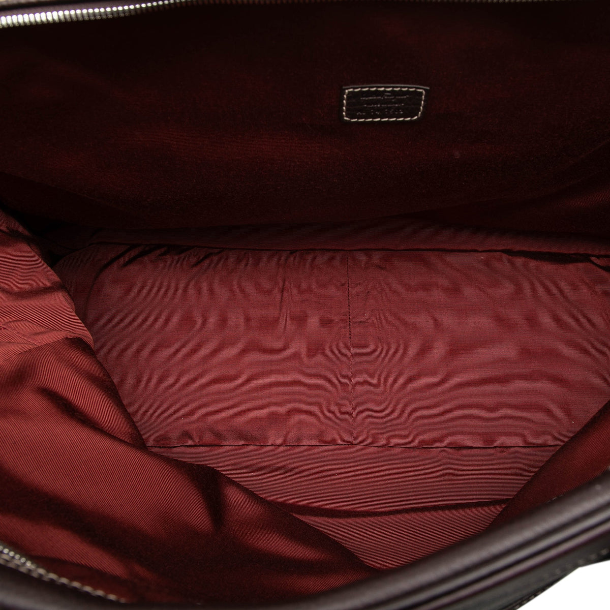 Ferragamo Maserati Calfskin Travel Bag — Brown