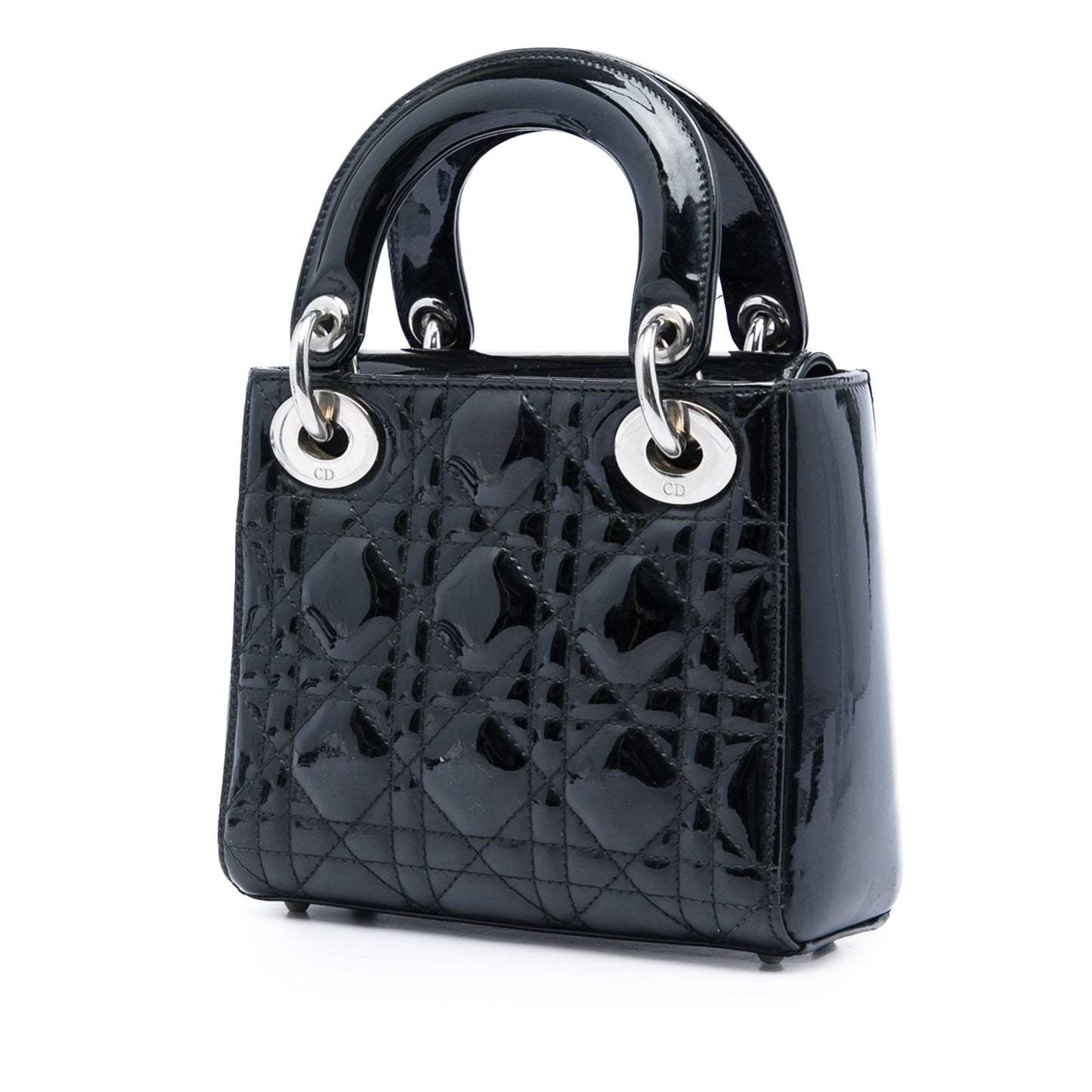 Dior Mini Patent Cannage Lady Dior