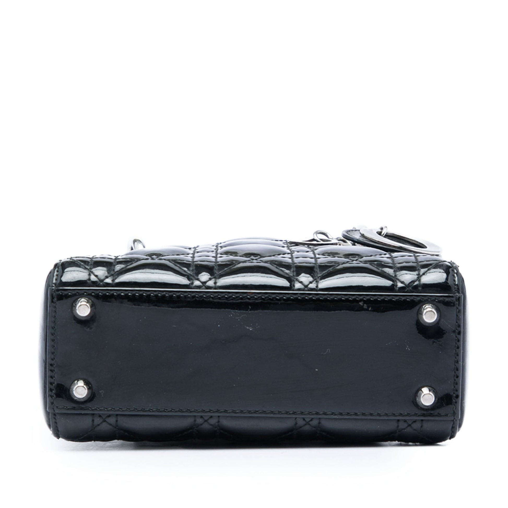 Dior Mini Patent Cannage Lady Dior