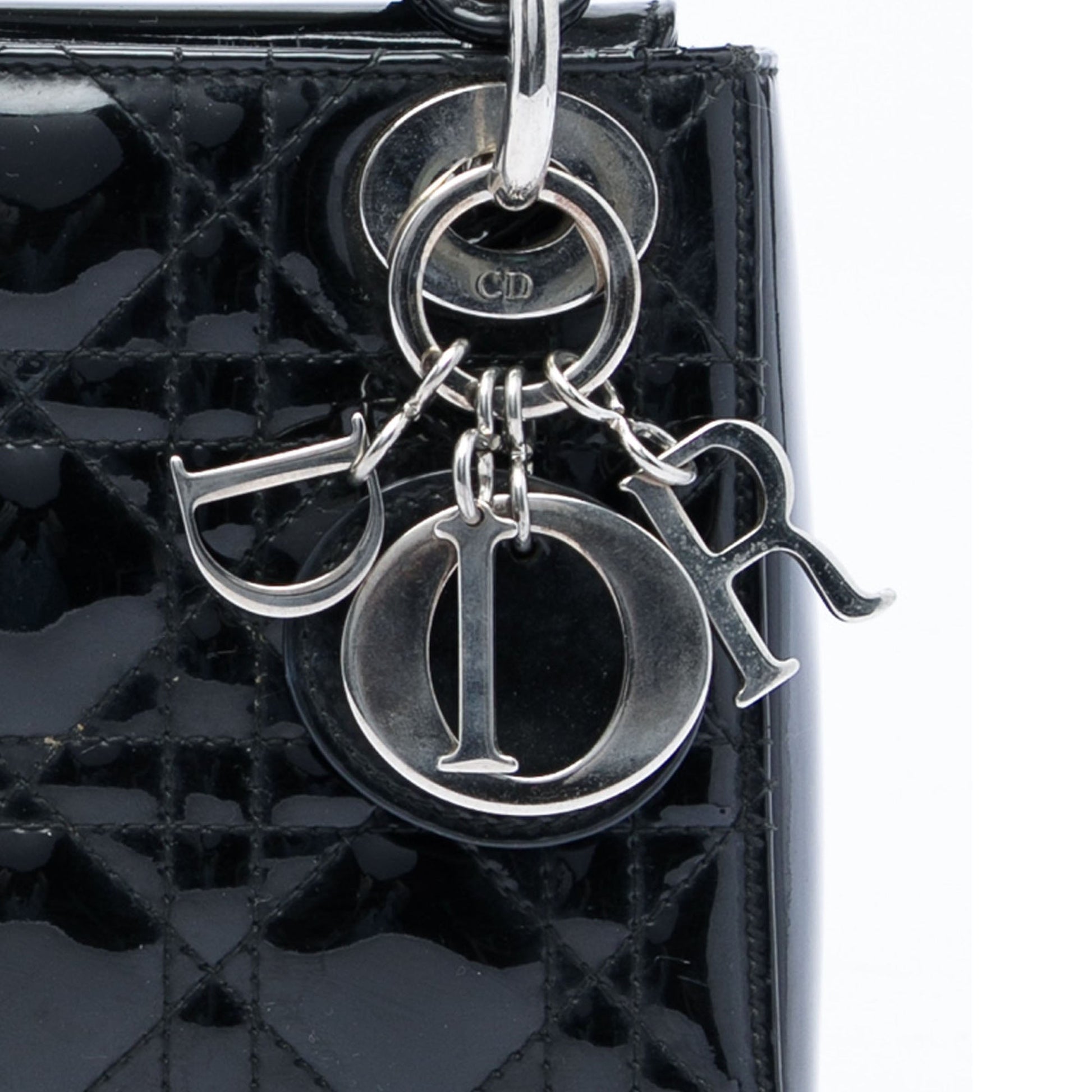 Dior Mini Patent Cannage Lady Dior