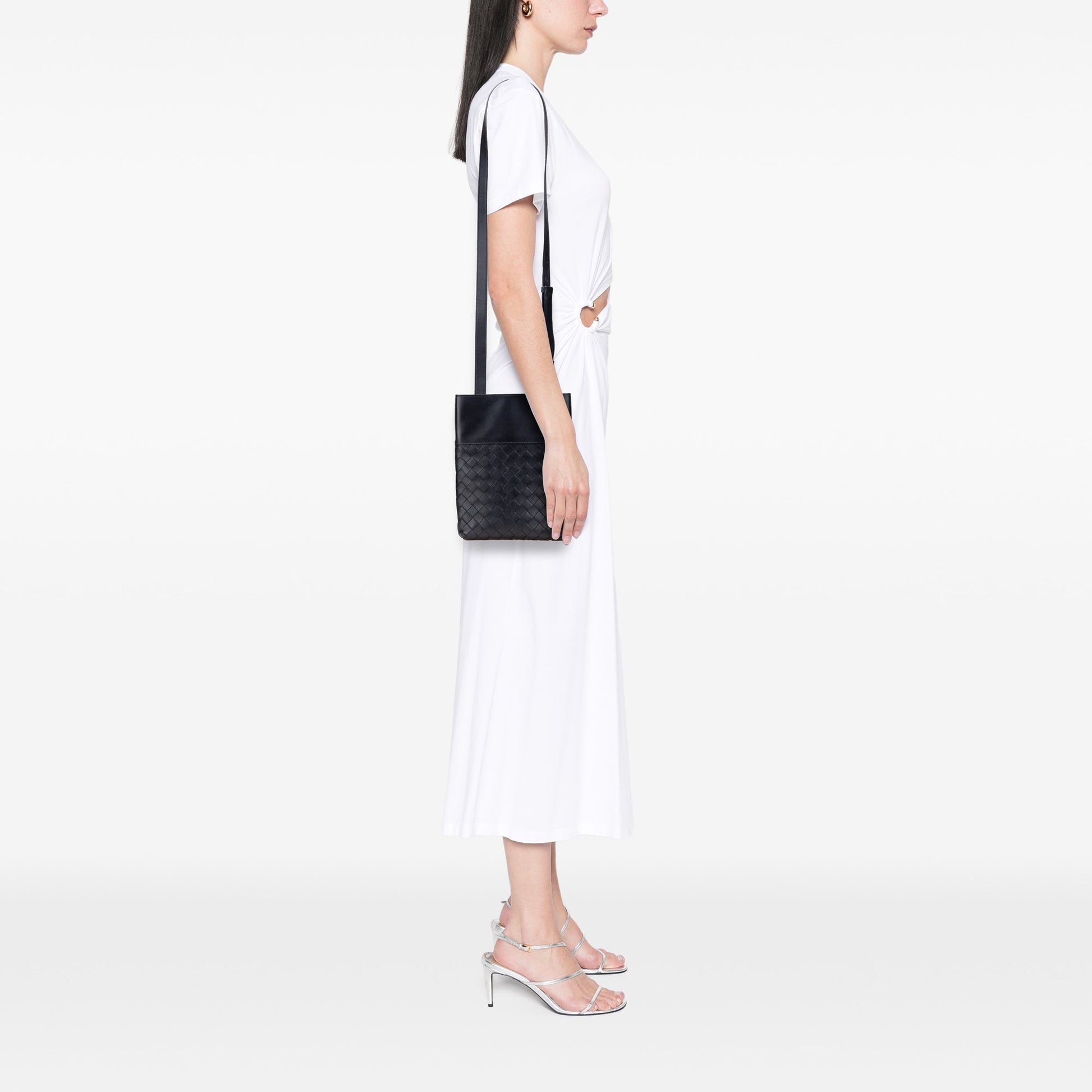 Bottega Veneta Nappa Intrecciato Messenger Bag