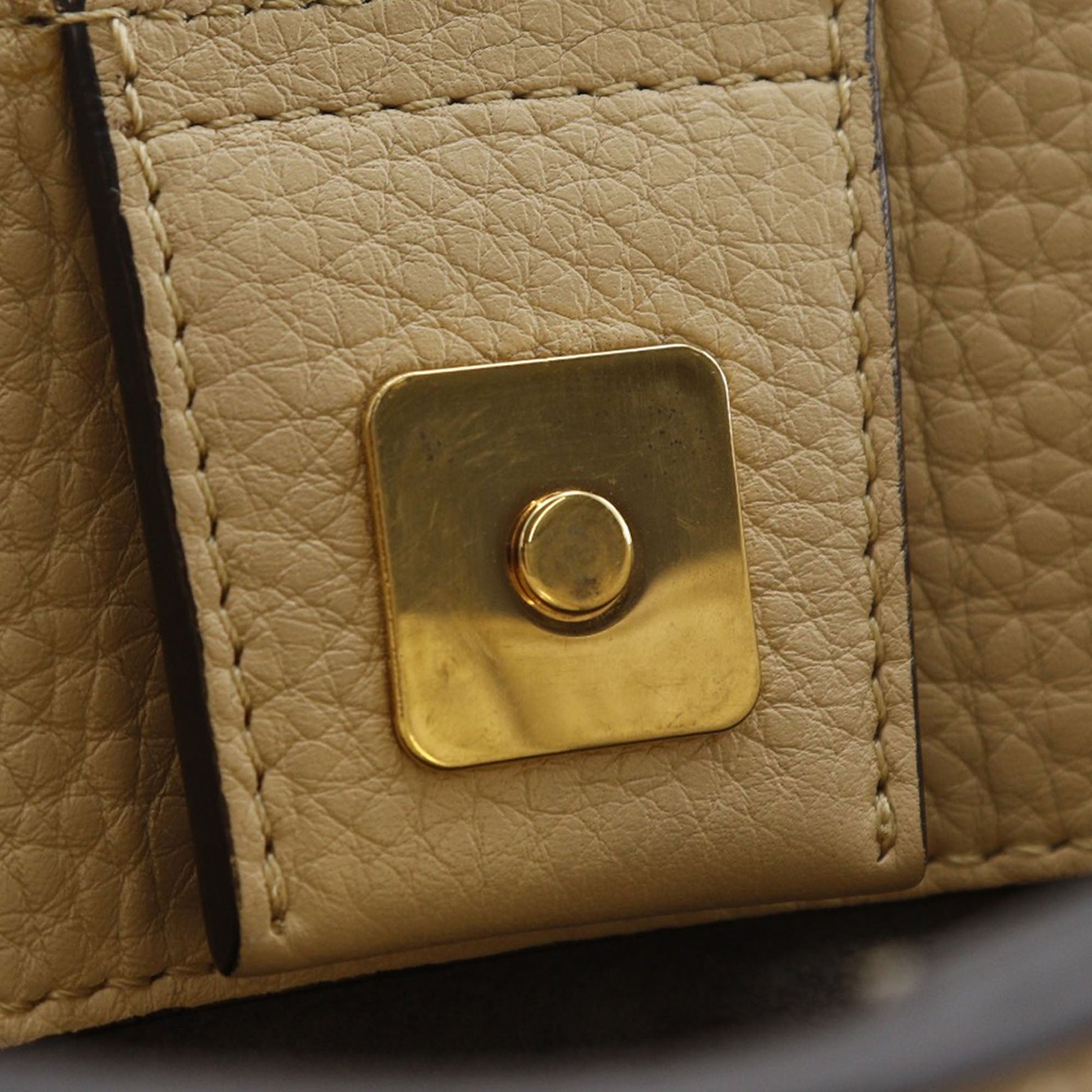 Fendi Small Leather Selleria FF Tote