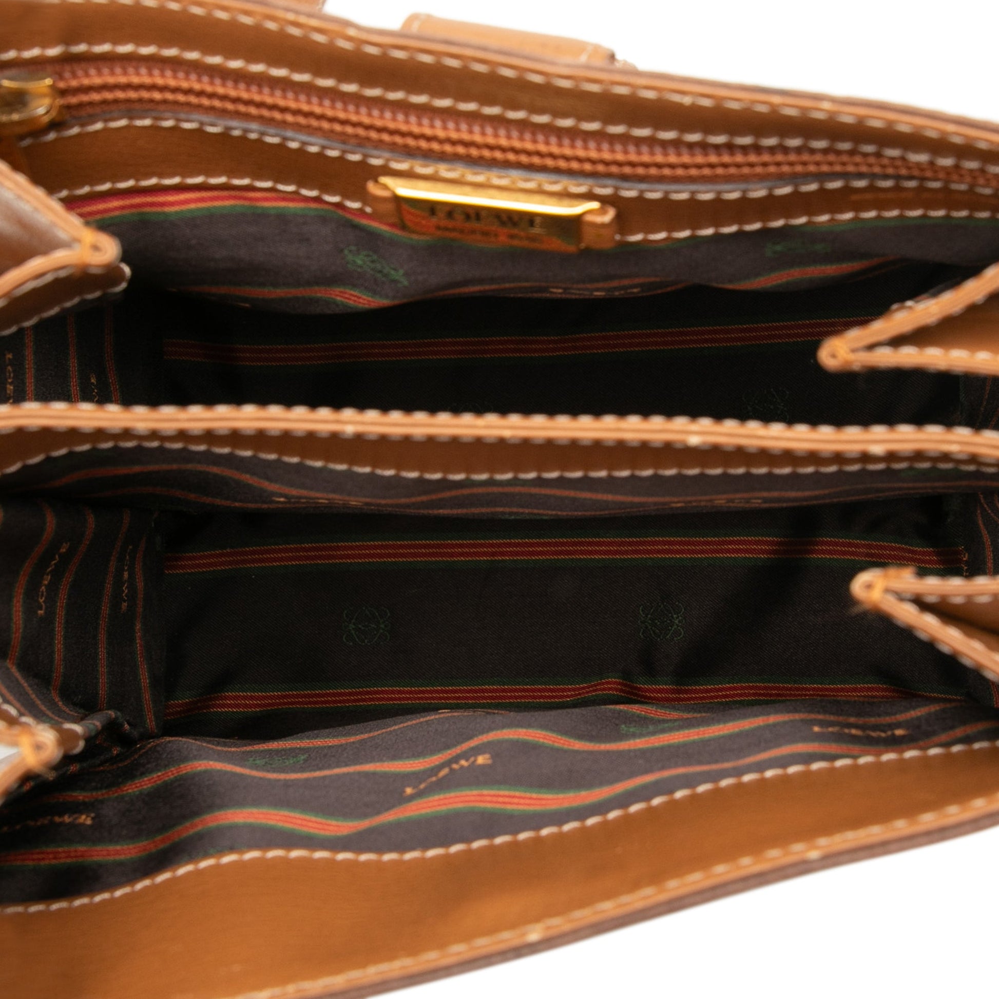 LOEWE Leather Velasquez Twist Shoulder Bag