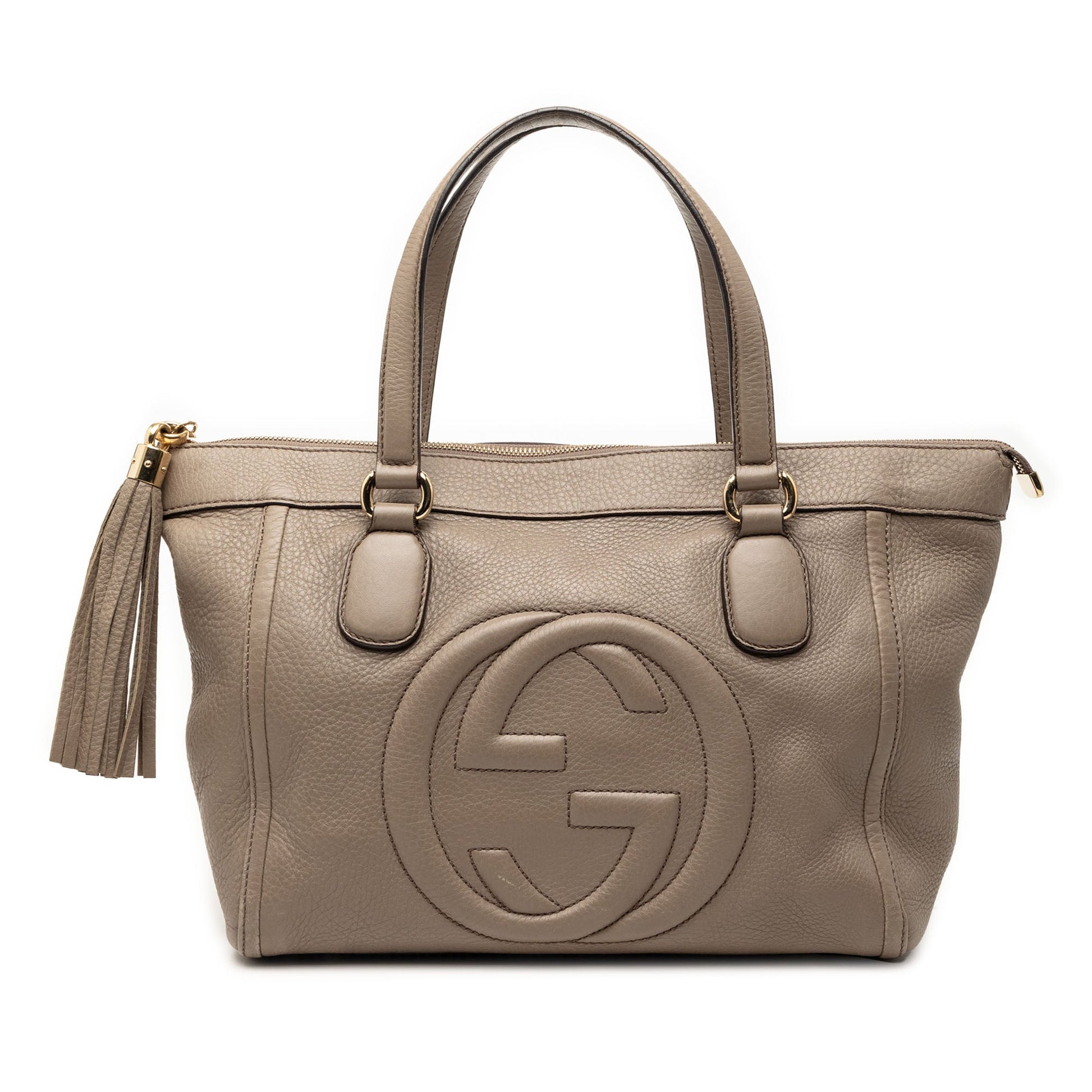 Small Leather Soho Working Tote