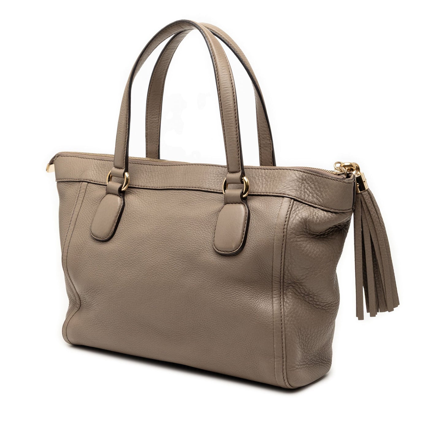 Small Leather Soho Working Tote