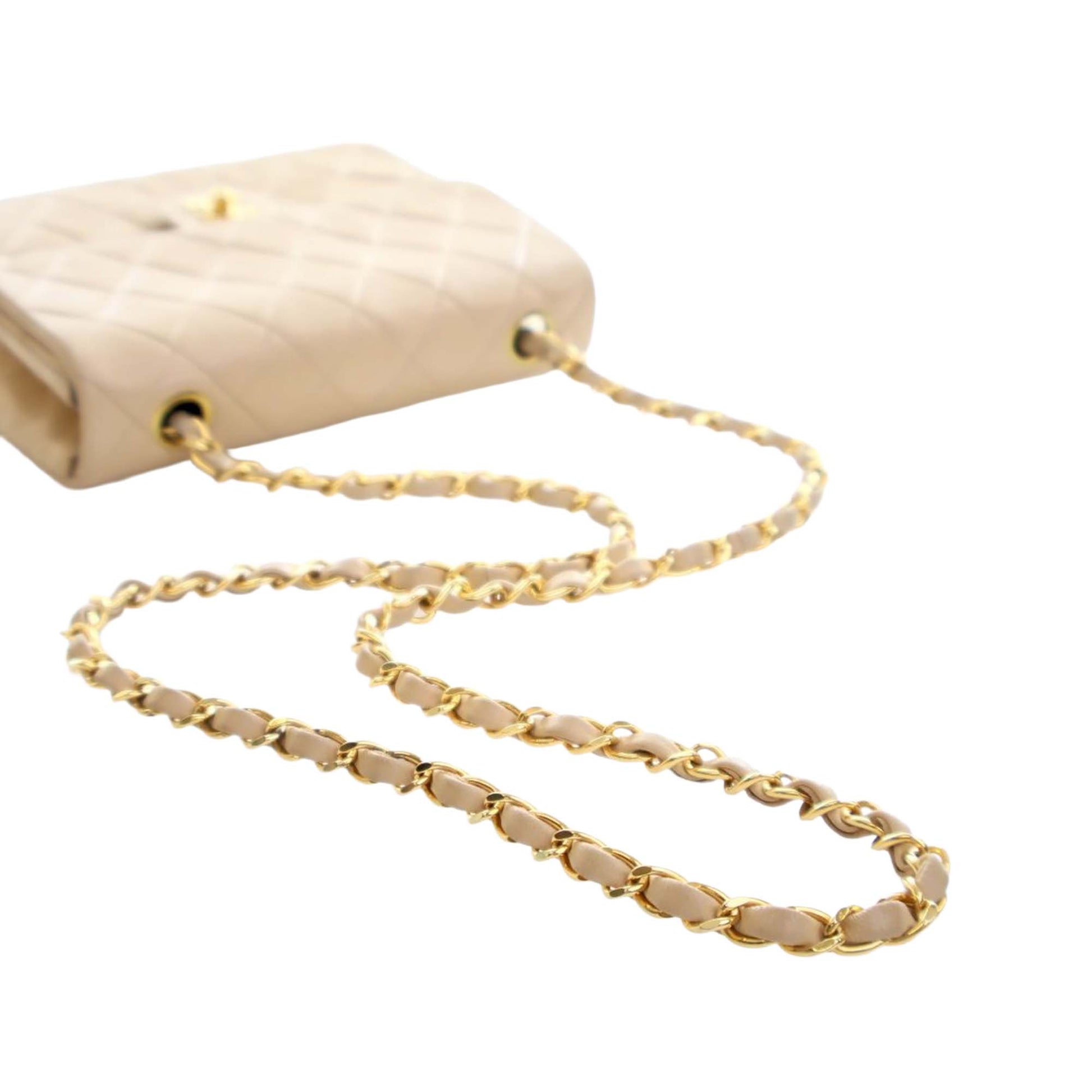 Chanel Small Square Quilted Lambskin Flap