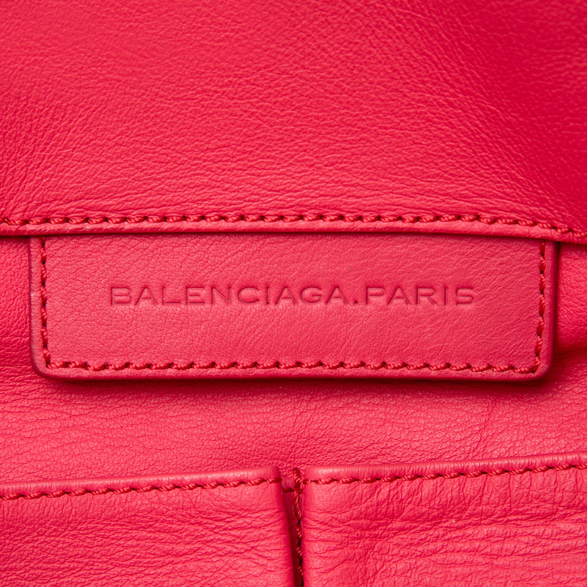 Balenciaga Leather Papier A5 Tote — Pink