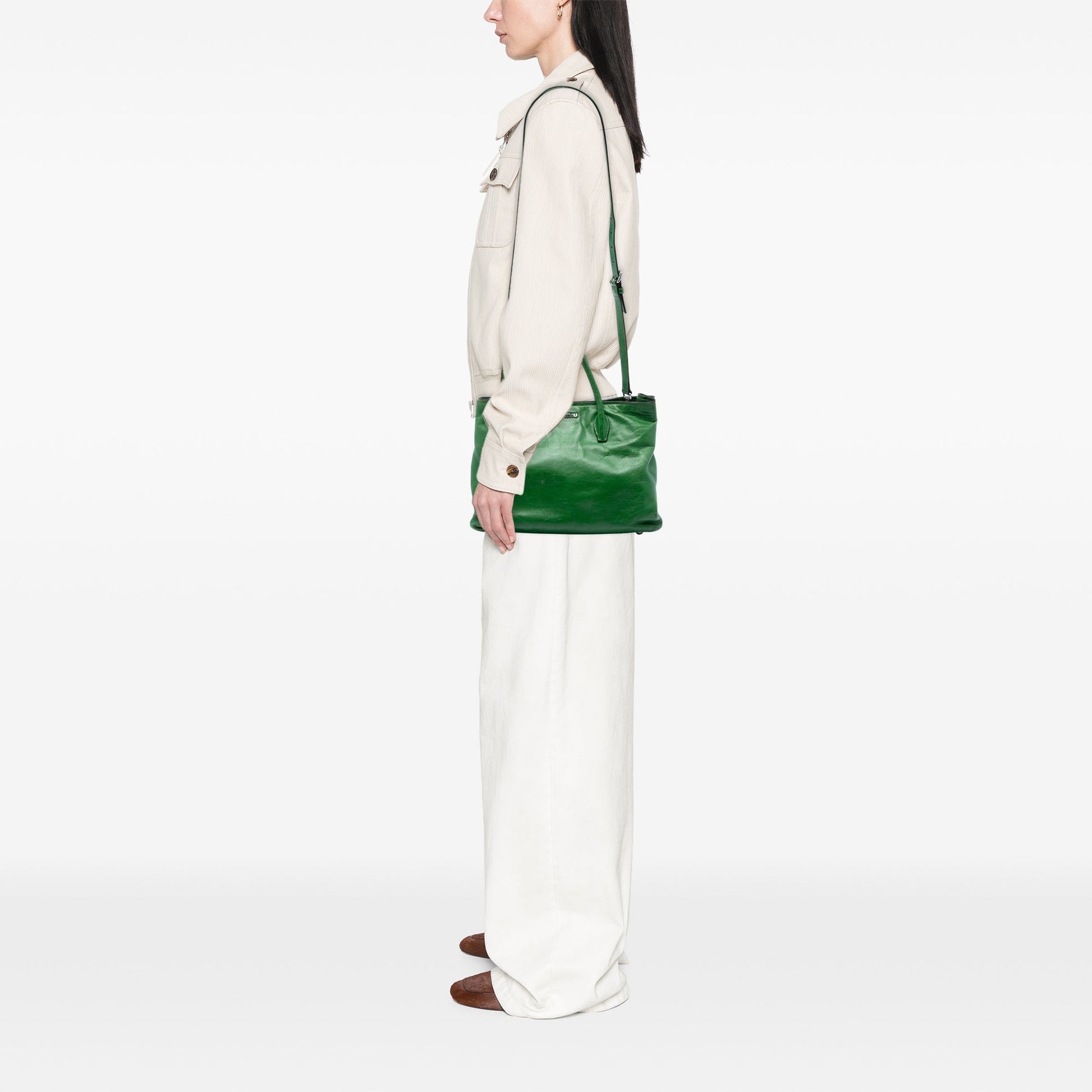 Miu Miu Vitello Shine Satchel