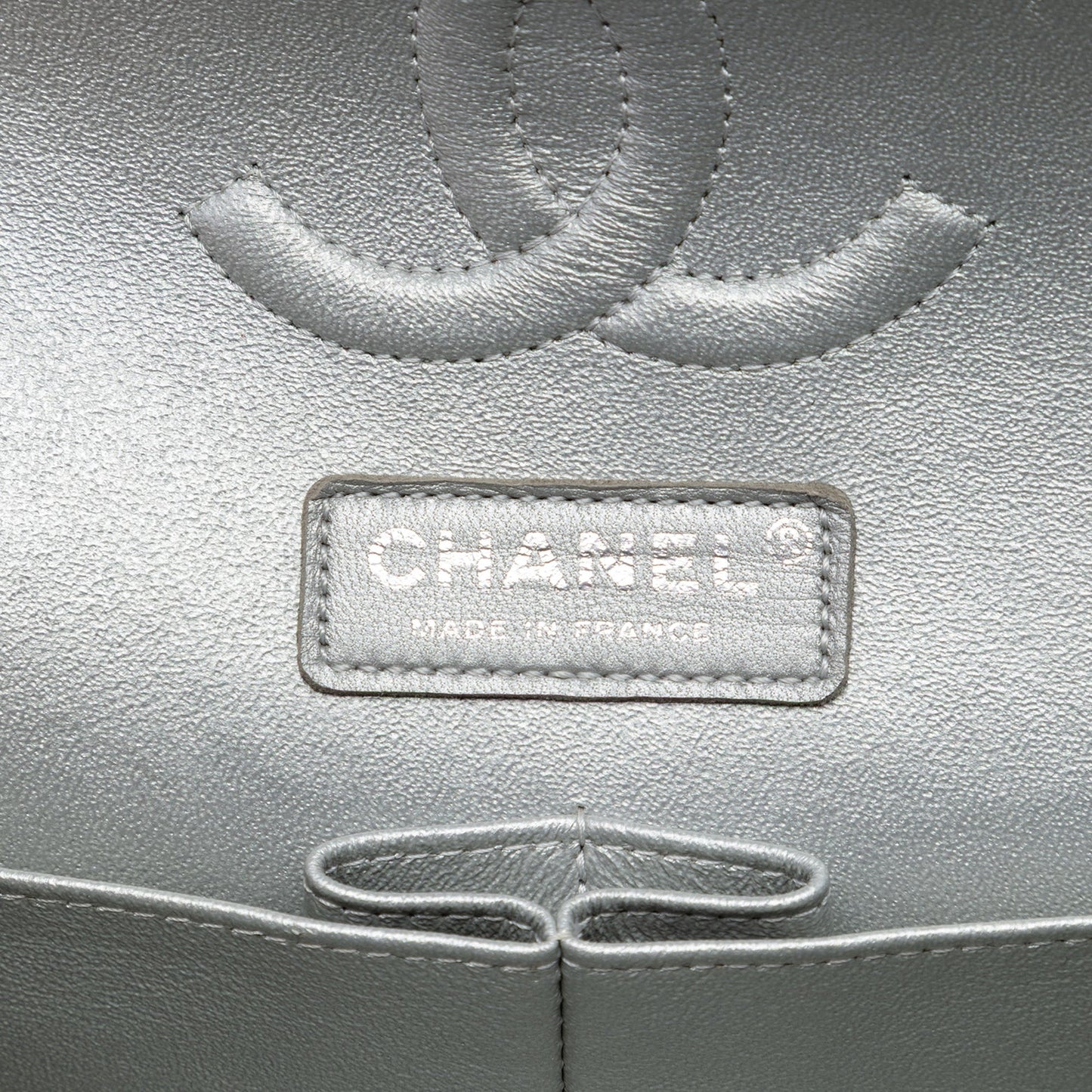 Chanel Medium Classic Quilted Tweed and Metallic Lambskin Double Flap