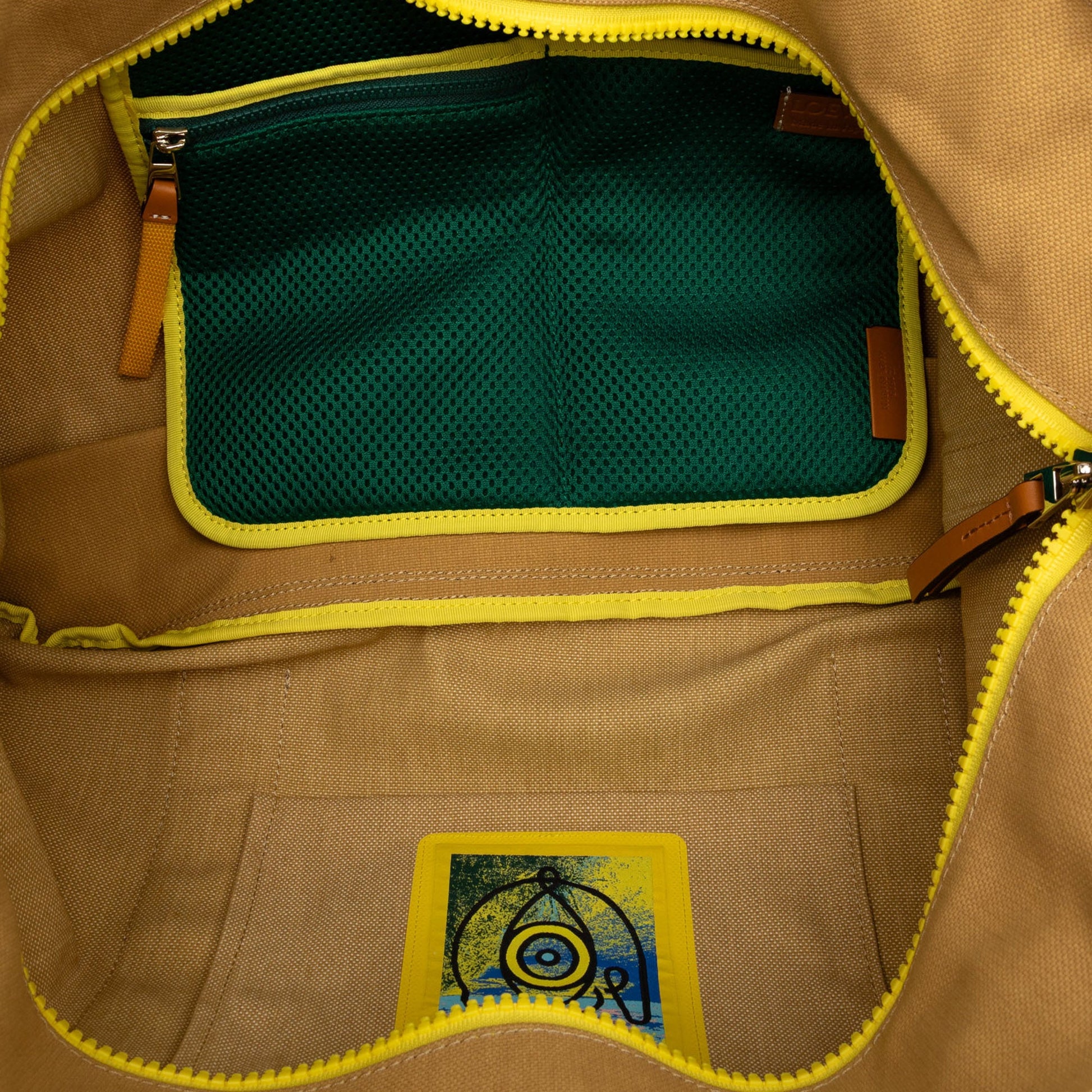 LOEWE Canvas Eye Nature Tote