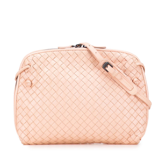 Bottega Veneta Nappa Intrecciato Nodini Crossbody