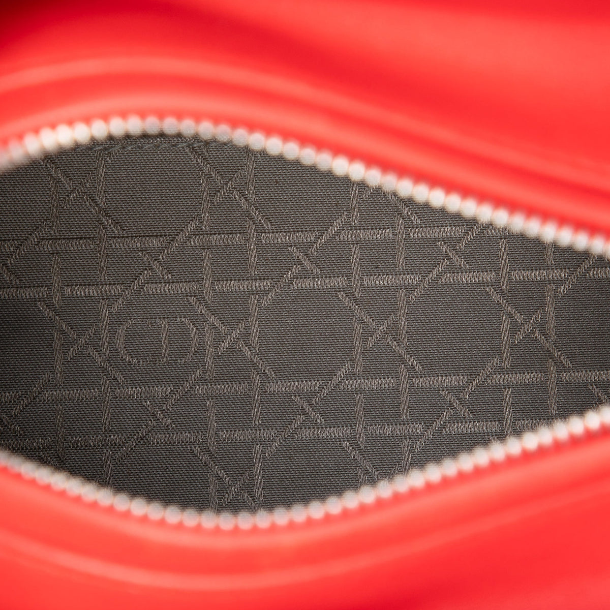 Dior Medium Lambskin Cannage Lady Dior — Red
