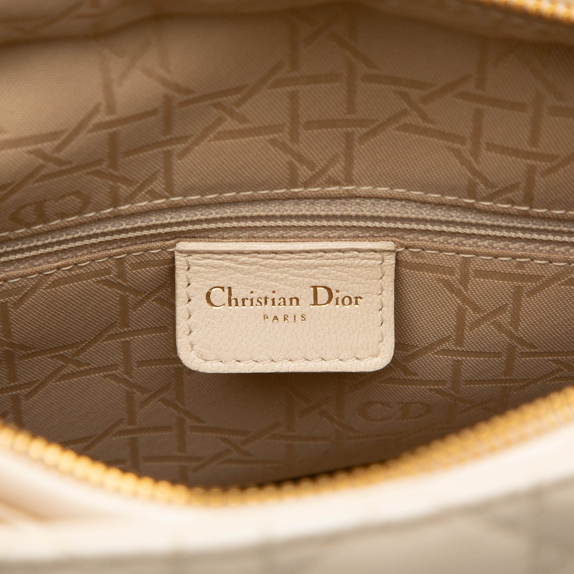 Dior Large Lambskin Cannage Lady Dior