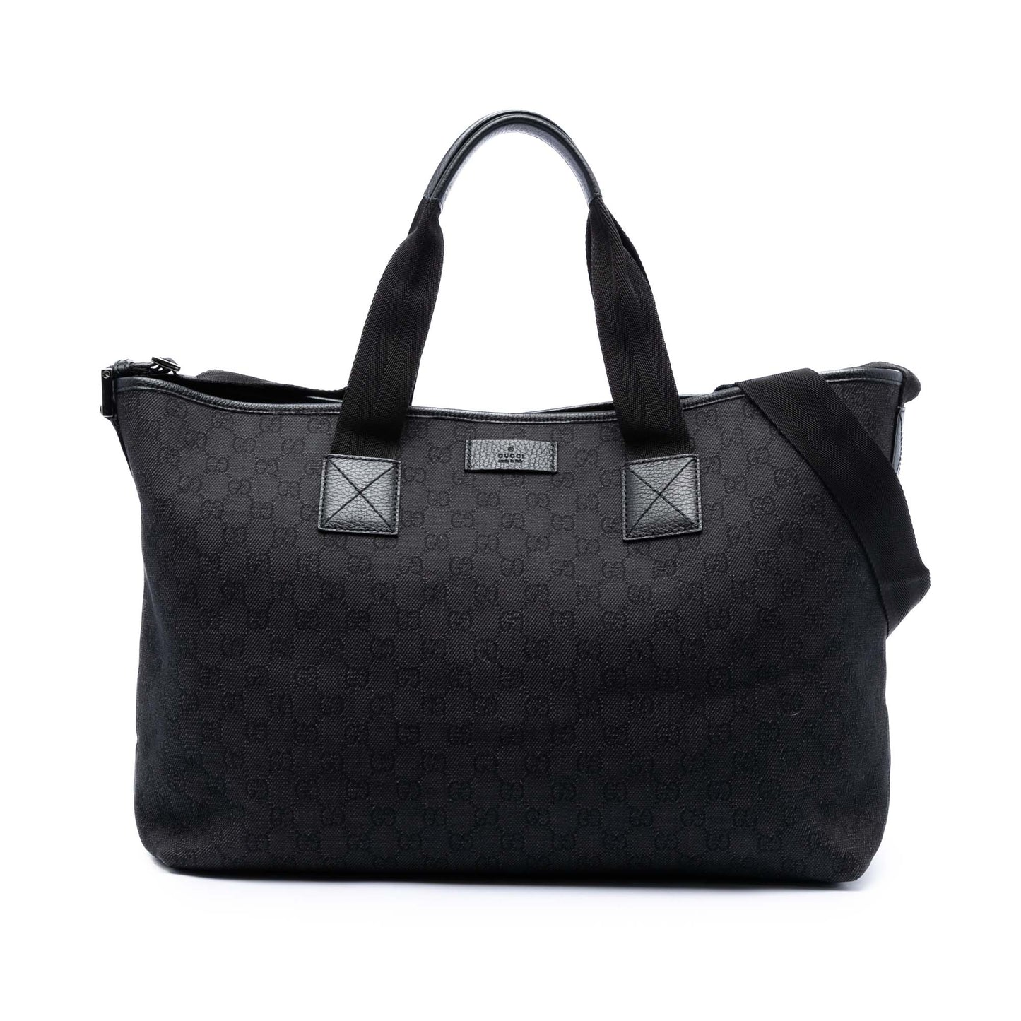 GG Denim Satchel