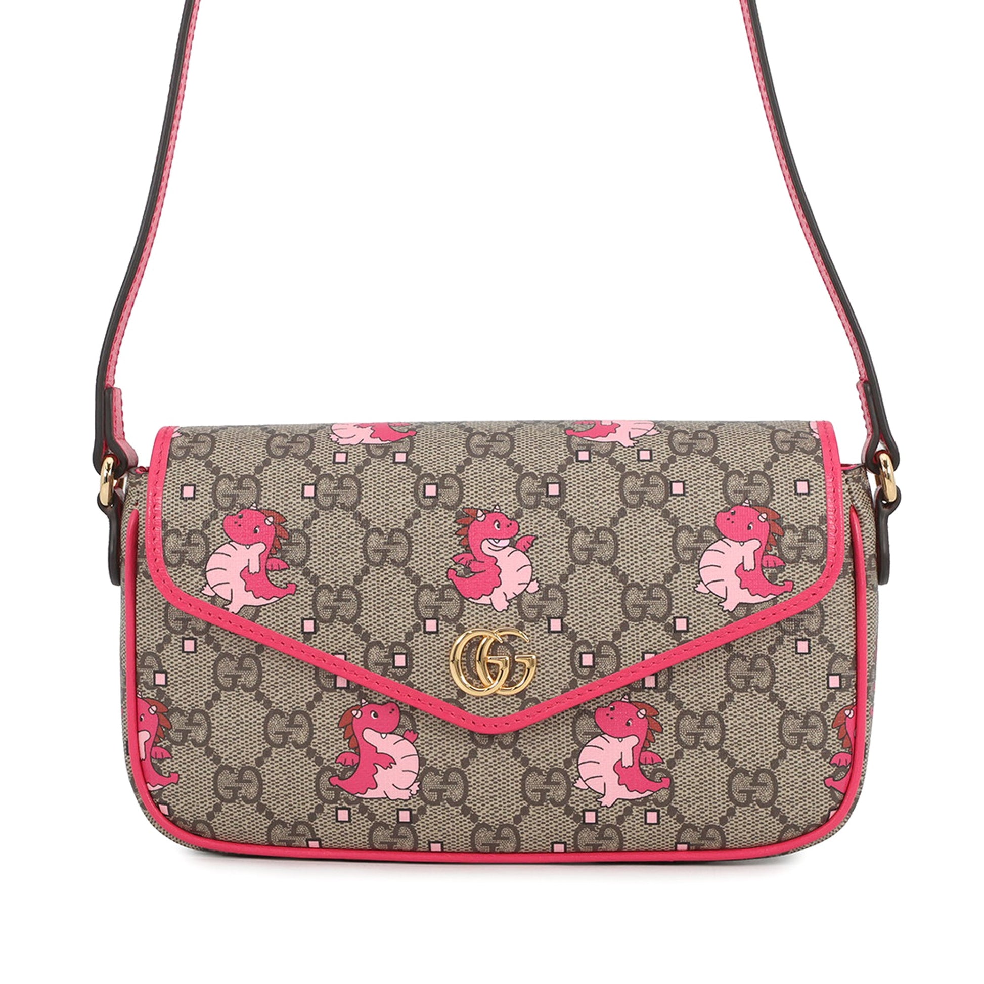 Gucci GG Supreme Ophidia Dragon Pochette Crossbody