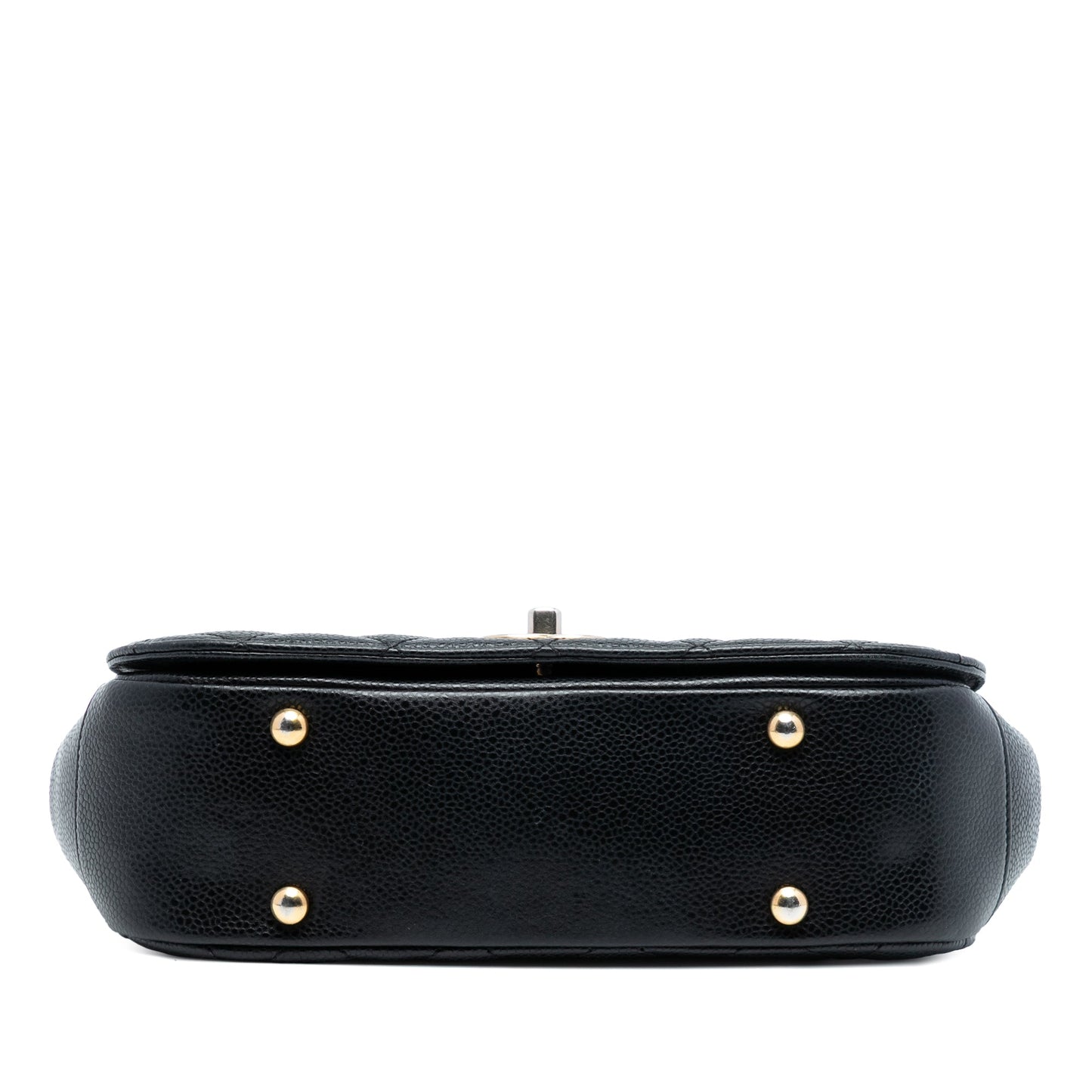 Chanel Small Quilted Caviar Carry Around Flap