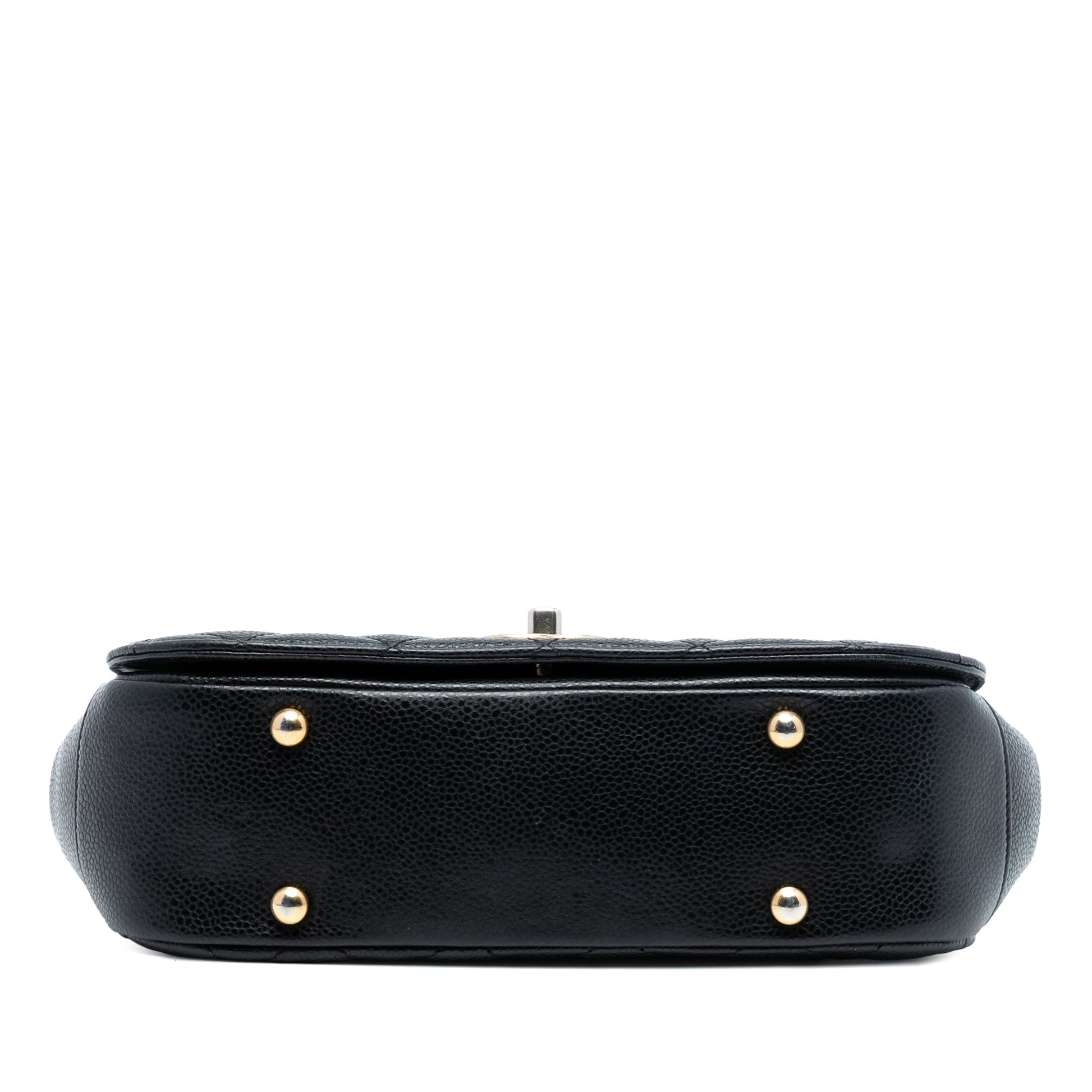 Chanel Small Quilted Caviar Carry Around Flap