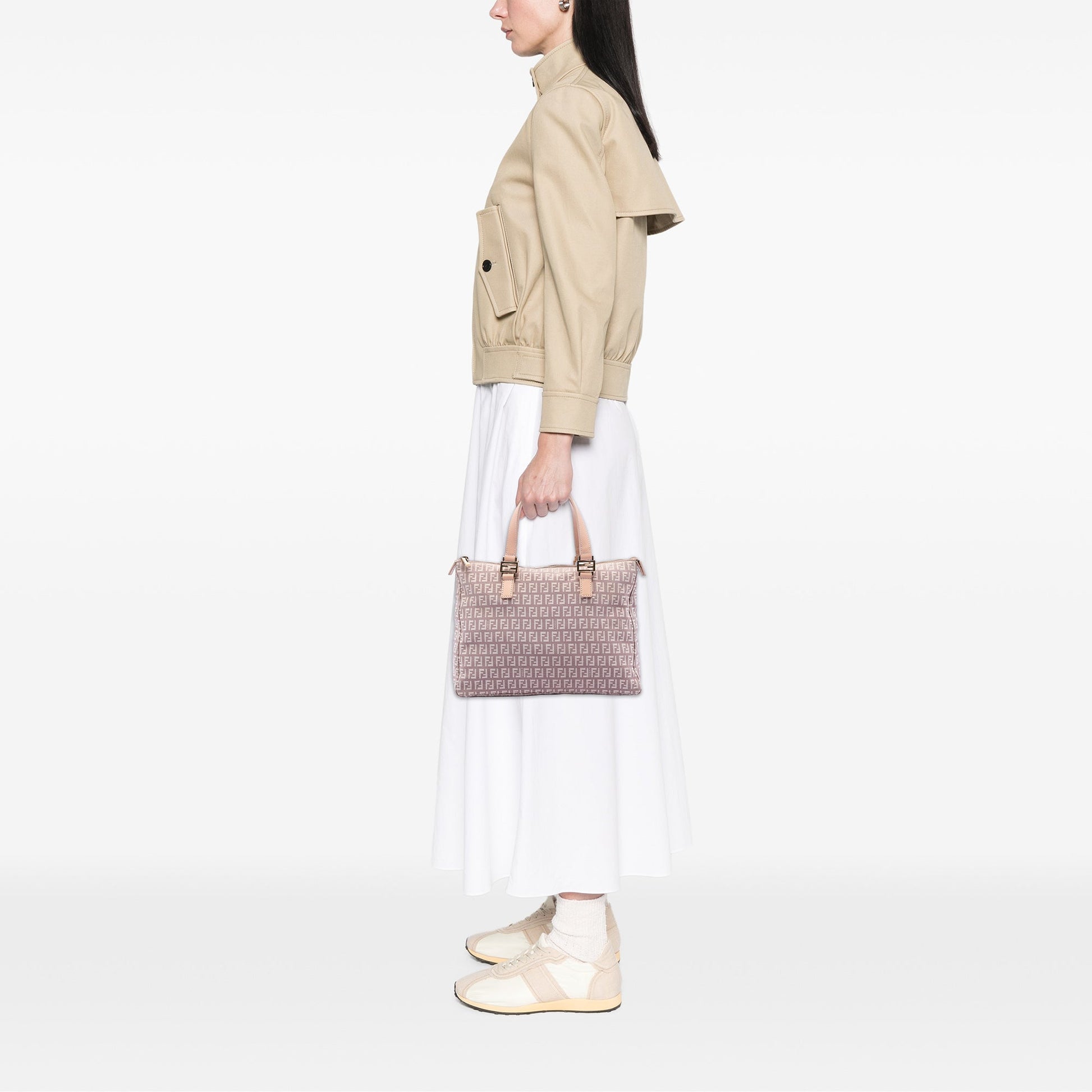 Fendi Zucchino Canvas Tote