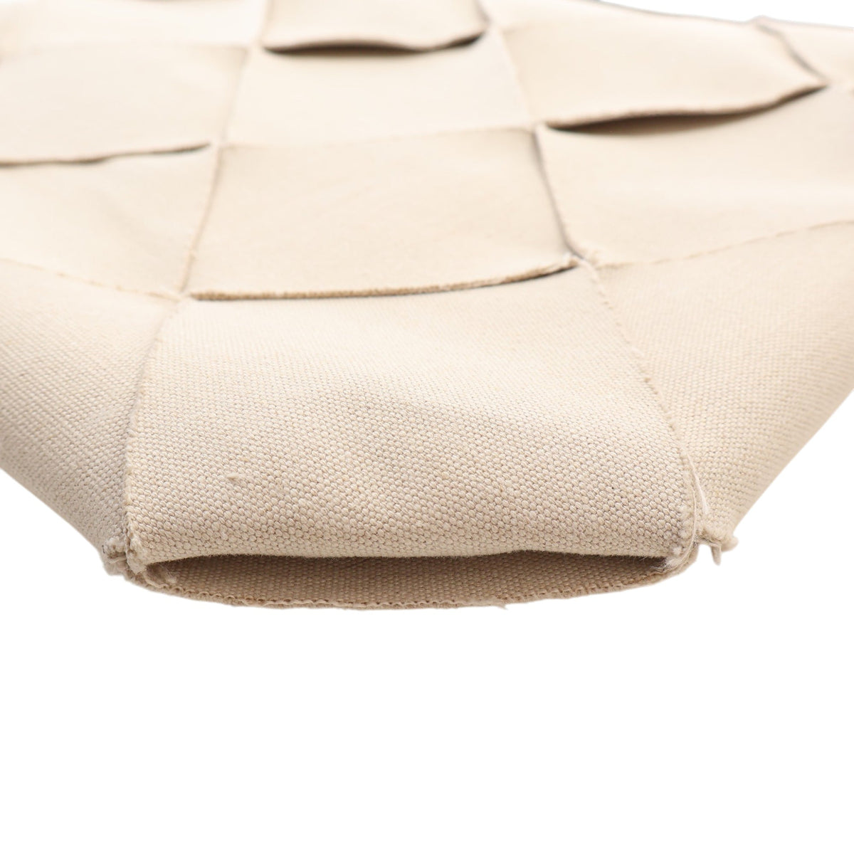 Bottega Veneta Small Canvas French Calfskin Slip Tote