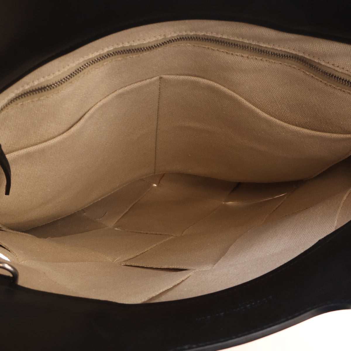 Bottega Veneta Small Canvas French Calfskin Slip Tote