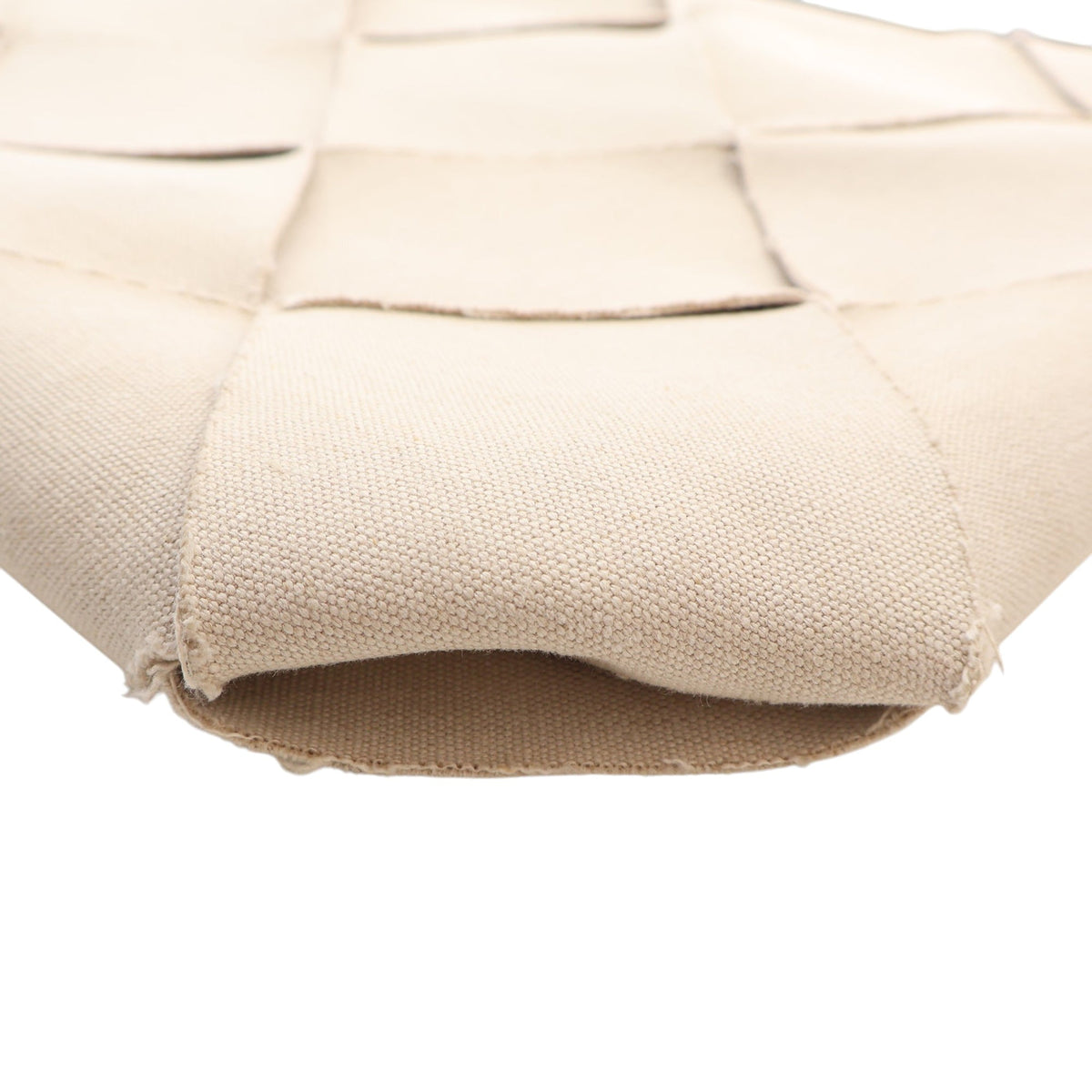 Bottega Veneta Small Canvas French Calfskin Slip Tote