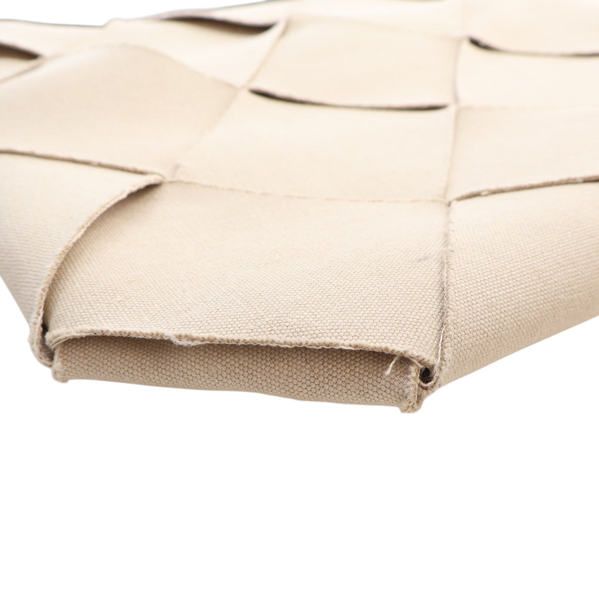 Bottega Veneta Small Canvas French Calfskin Slip Tote