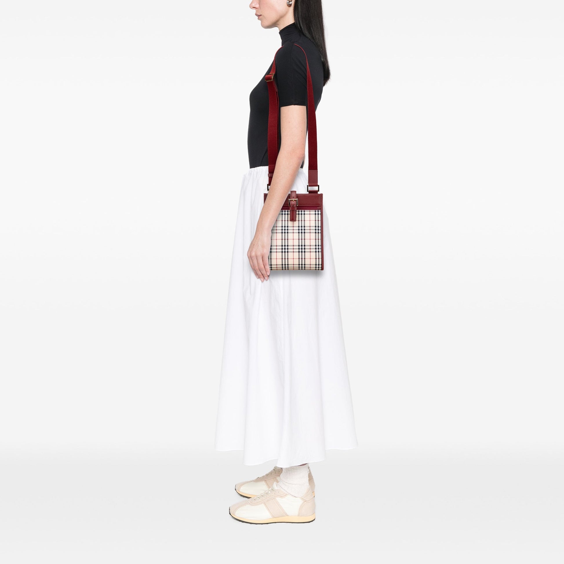 Burberry House Check Canvas Crossbody