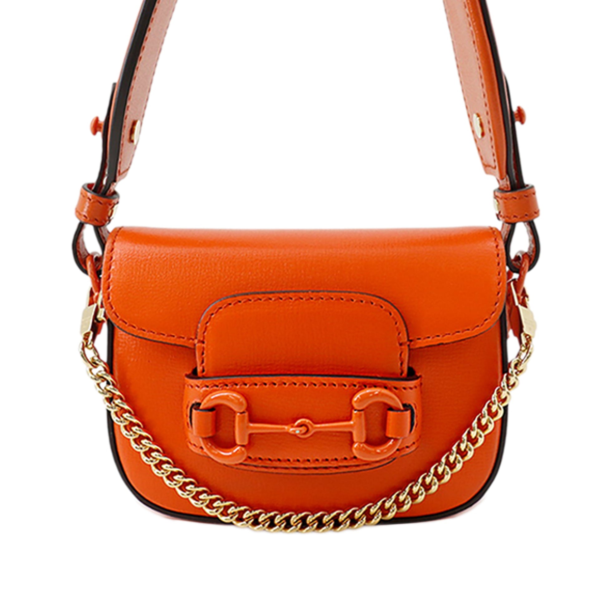Gucci Mini Calfskin Horsebit 1955 Web Satchel