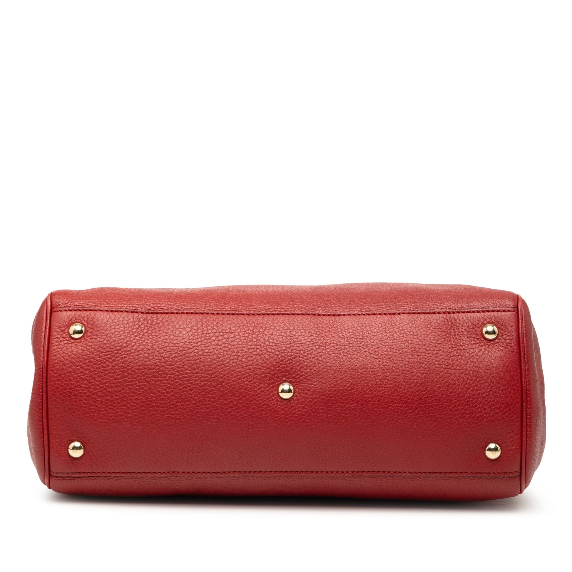 Gucci Medium Calfskin Bamboo Shopper Satchel