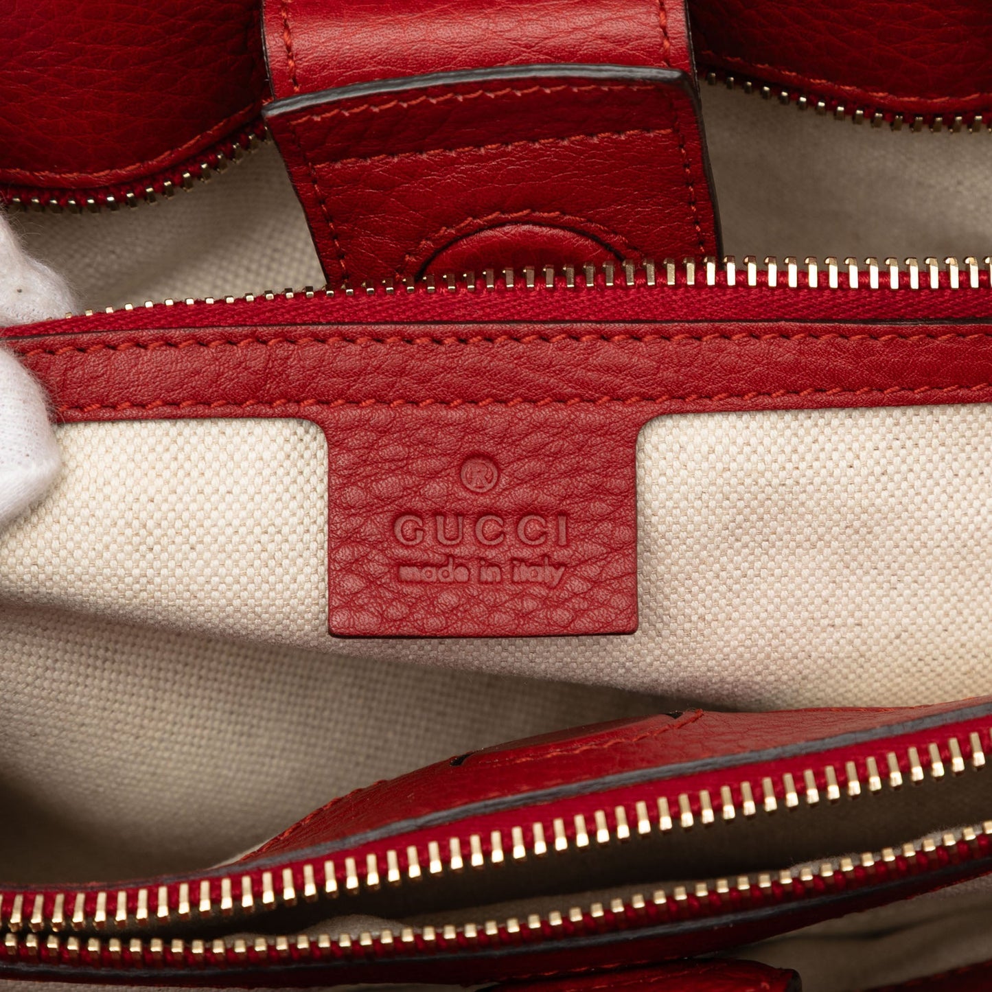 Gucci Medium Calfskin Bamboo Shopper Satchel
